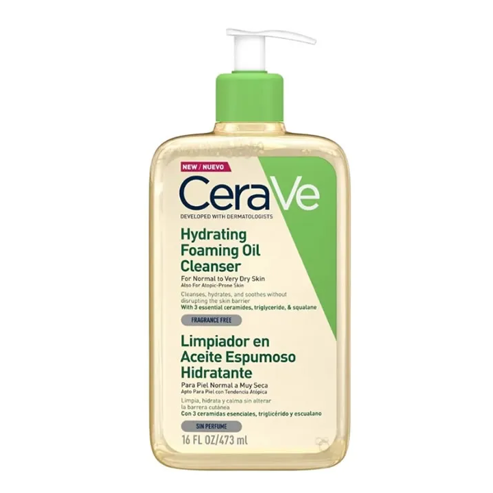 Cerave Huile Moussante Démaquillante Hydratante 473ml