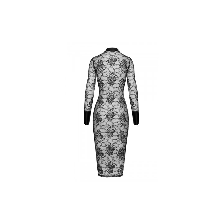 Robe fourreau Noirelle F376 - Noir Handmade