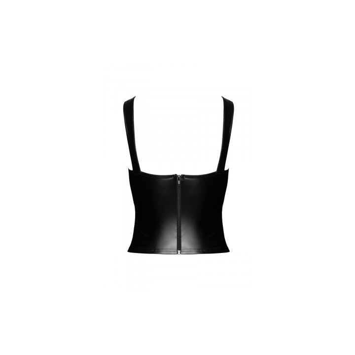 Top style corset Vixen F365 - Noir Handmade