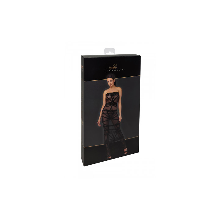 Robe bustier Bondesque F358 - Noir Handmade