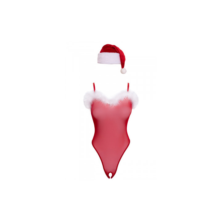 Ensemble body et bonnet de noel - Cottelli Lingerie