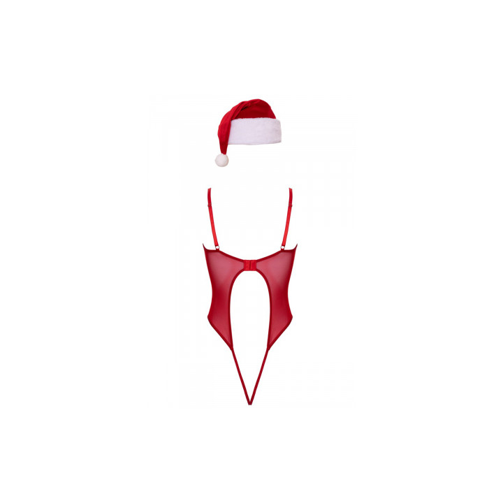 Ensemble body et bonnet de noel - Cottelli Lingerie