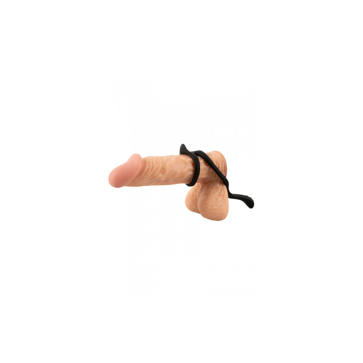 Cock & Ball Ring liquid silicone avec écarteur de périnée - Erecto