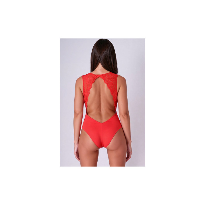 Body rouge Evalie - Passion