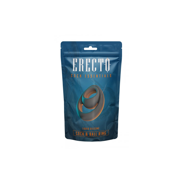 Double Cock & Ball Ring liquid silicone - Erecto
