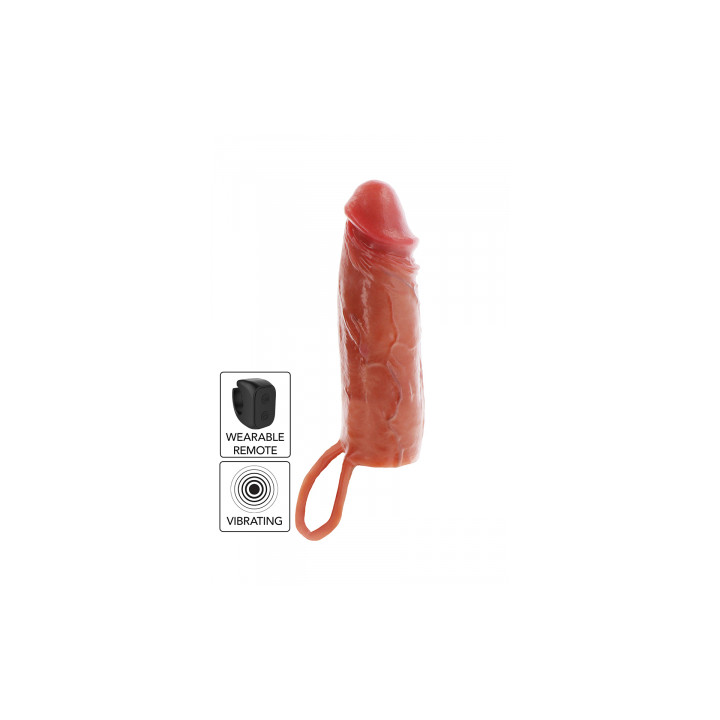 Gaine de pénis vibrante 16 cm - Toy Joy