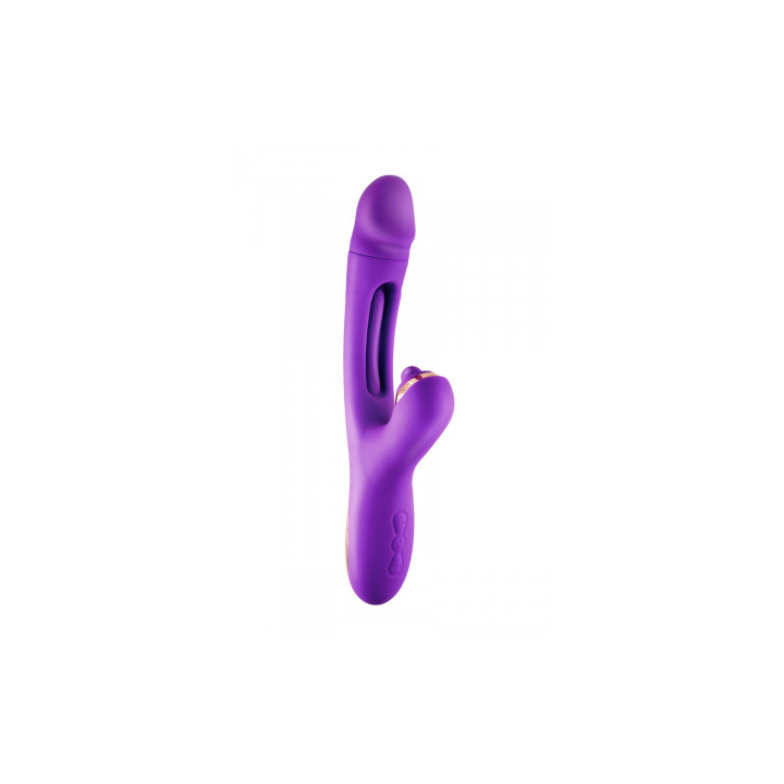 Vibromasseur rabbit 3-en-1 Joyfully violet - Yoba
