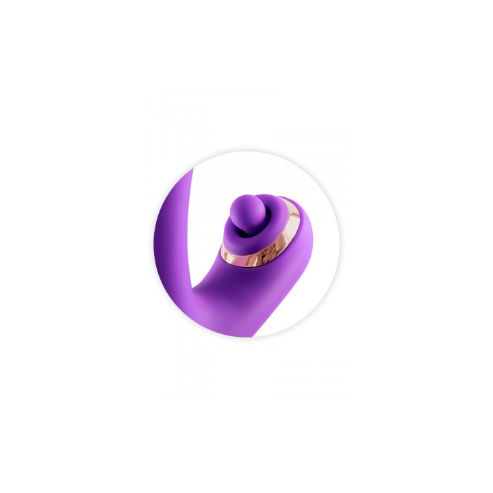 Vibromasseur rabbit 3-en-1 Joyfully violet - Yoba