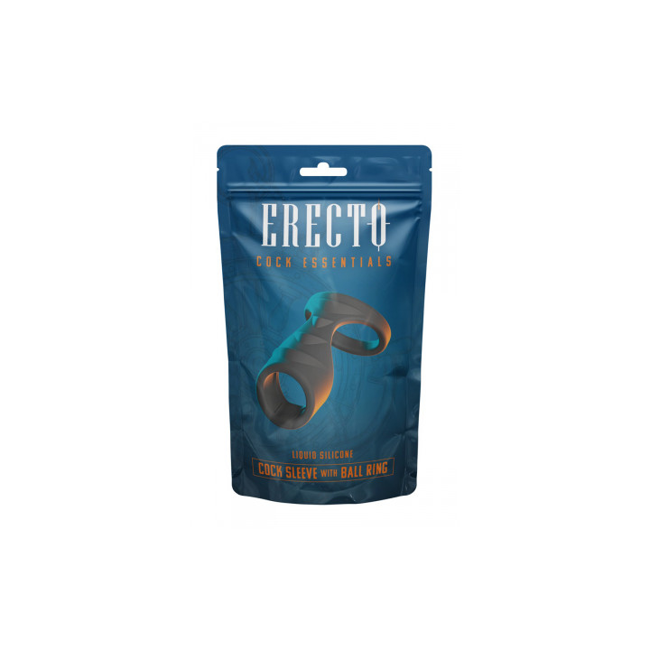 Gaine de Pénis et Ball Ring liquid silicone - Erecto