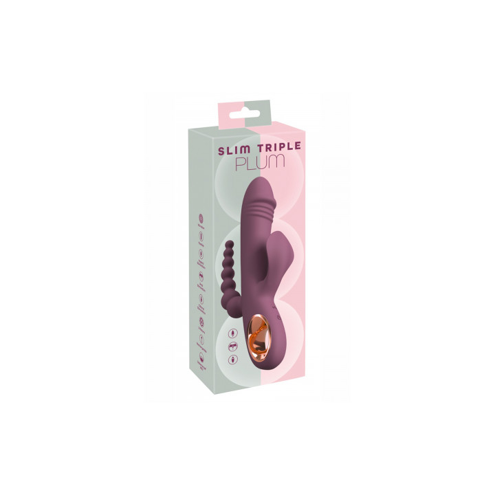 Vibro slim triple plum - You2toys