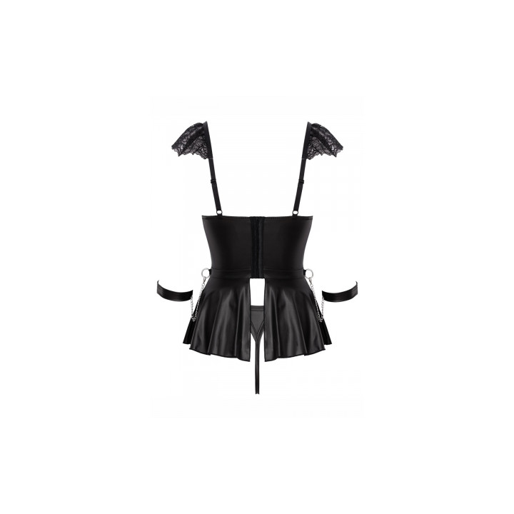 Ensemble 3 pièces lingerie Fetish - Cotelli Bondage