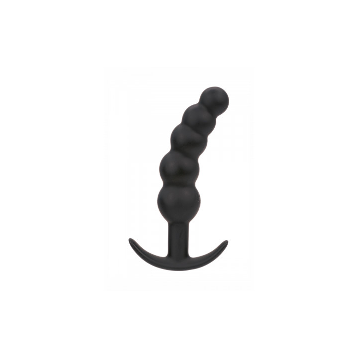 Plug anal Vibrant avec 5 perles - Calexotics