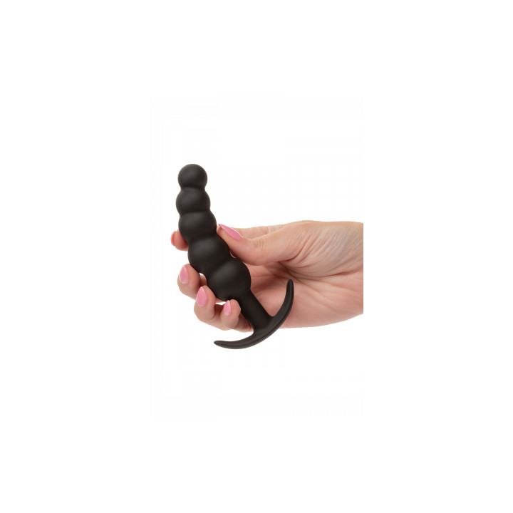 Plug anal Vibrant avec 5 perles - Calexotics