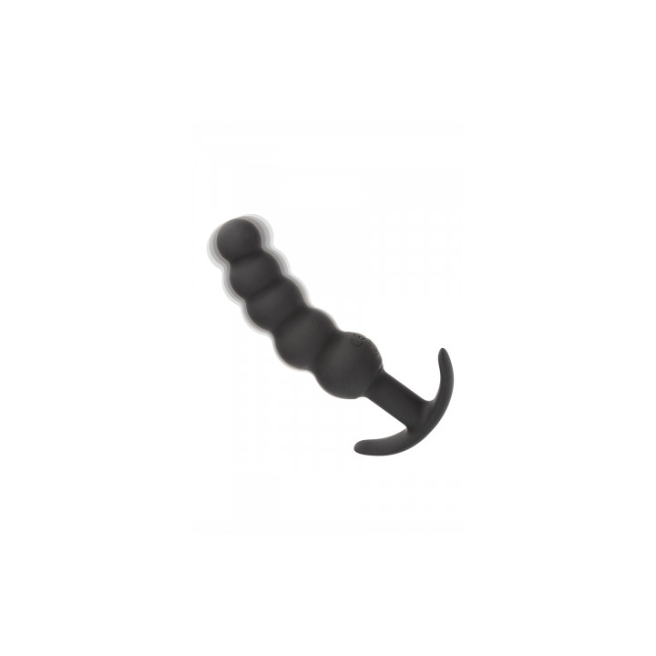 Plug anal Vibrant avec 5 perles - Calexotics