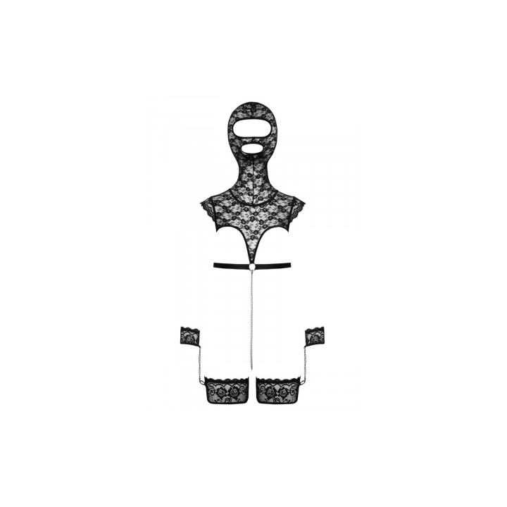 Ensemble de lingerie bondage en dentelle - bad kitty