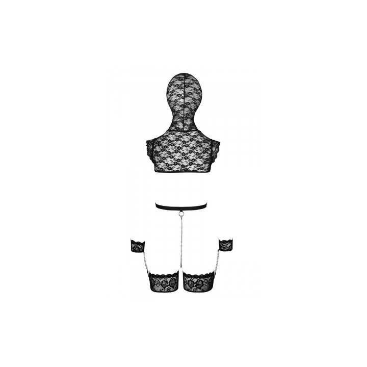 Ensemble de lingerie bondage en dentelle - bad kitty