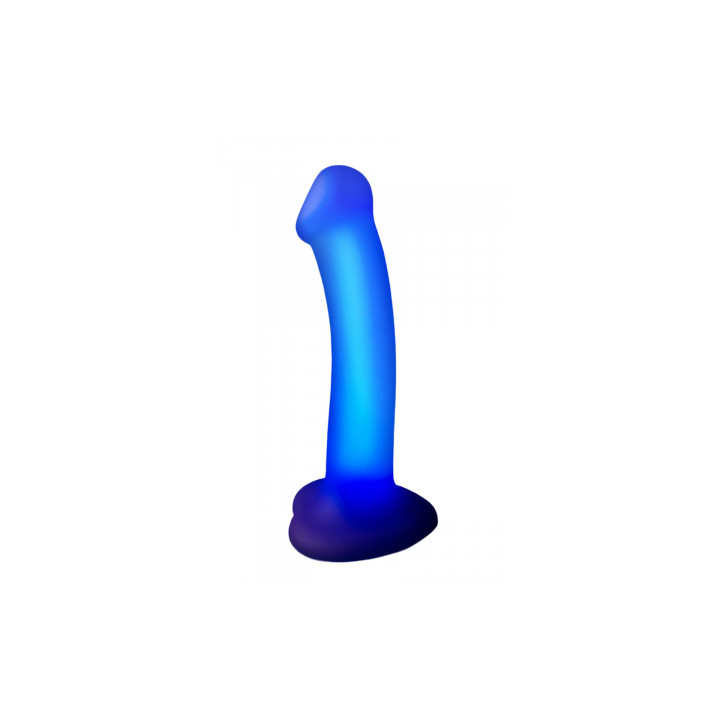 Dildo lumineux violet - Strap-On-Me