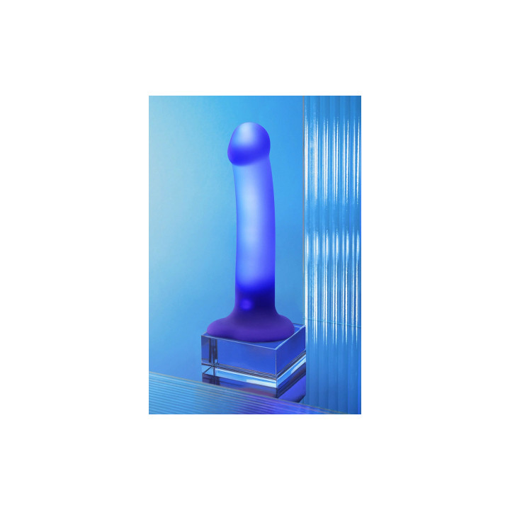 Dildo lumineux violet - Strap-On-Me