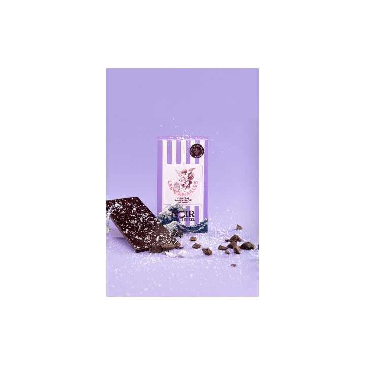 Chocolat noir fleur de sel - Tablette 100g - Les canailles