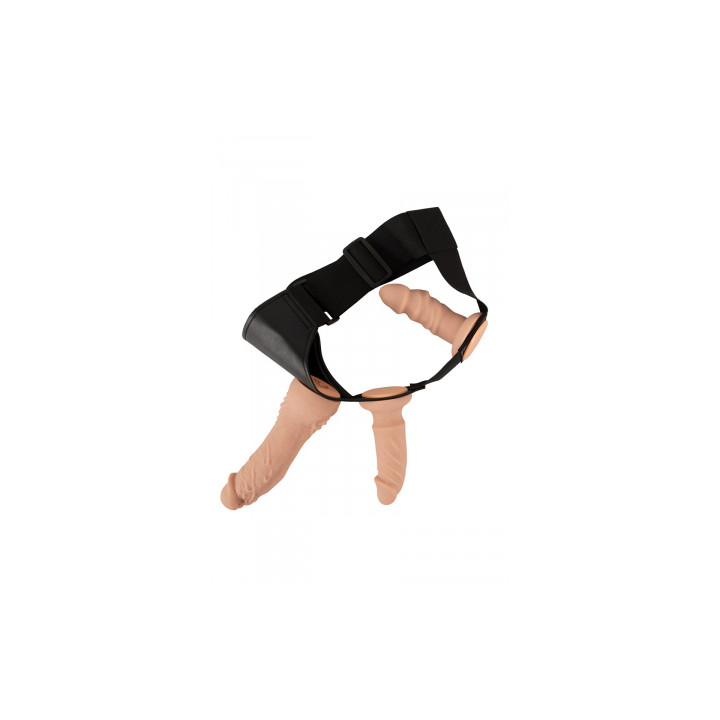 Gode-ceinture 3 dildos multi-positions - You2Toys