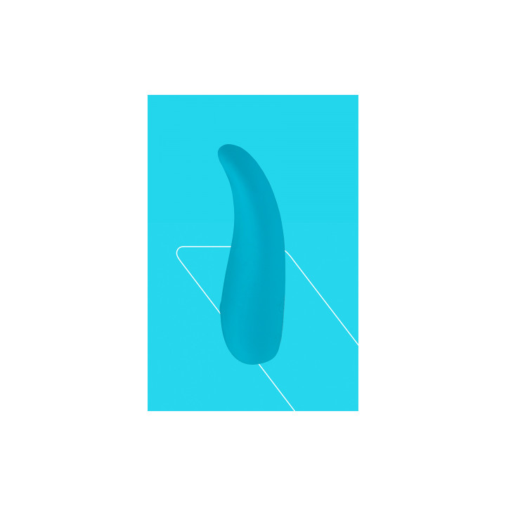 Mini vibro rechargeable ThrillLeaf bleu - FairyGasm