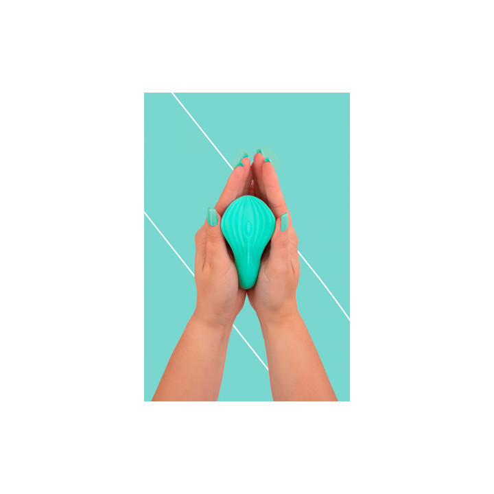 Mini vibro rechargeable SilkenTouch vert - FairyGasm