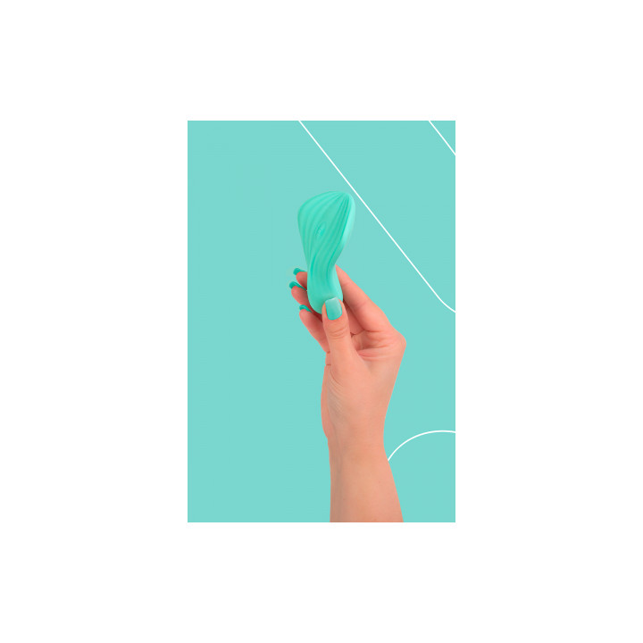 Mini vibro rechargeable SilkenTouch vert - FairyGasm