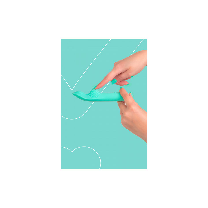 Vibro rechargeable LunaCharm vert - FairyGasm