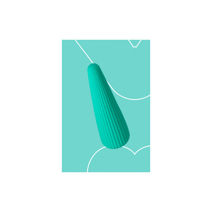Vibro rechargeable IcyCone vert - FairyGasm
