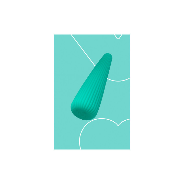 Vibro rechargeable IcyCone vert - FairyGasm