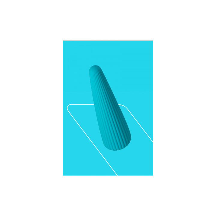 Vibro rechargeable IcyCone bleu - FairyGasm