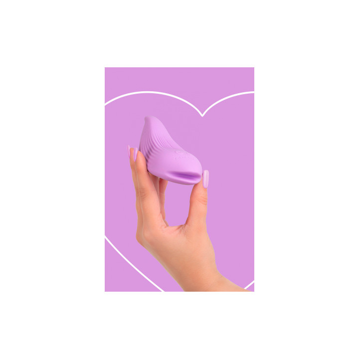 Mini vibro rechargeable DelightfulWave violet - FairyGasm