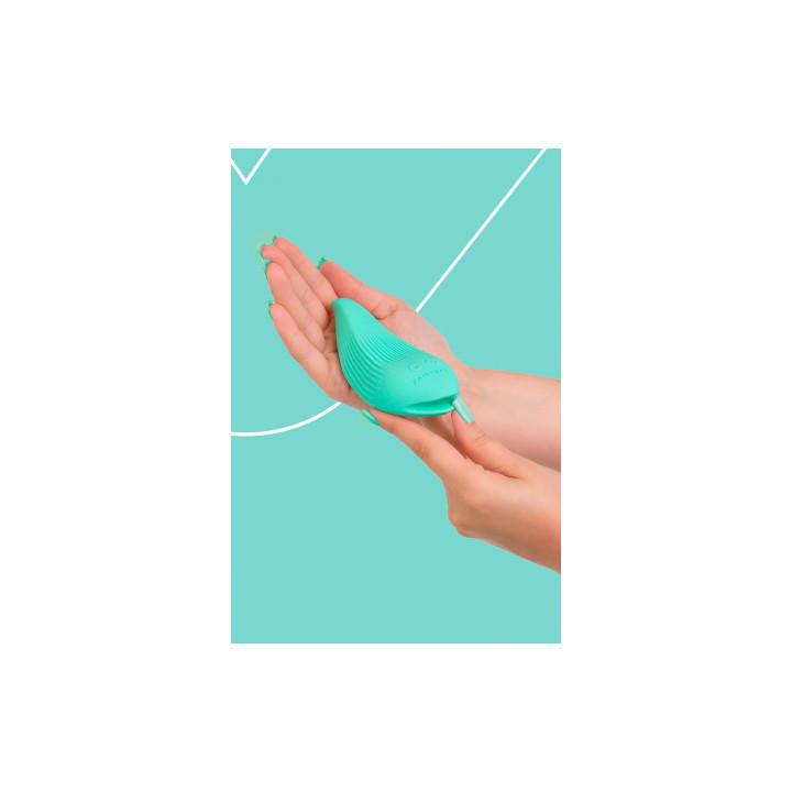 Mini vibro rechargeable DelightfulWave vert - FairyGasm