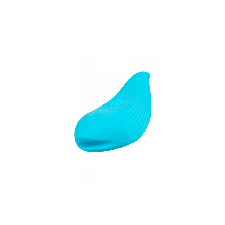 Mini vibro rechargeable DelightfulWave bleu - FairyGasm