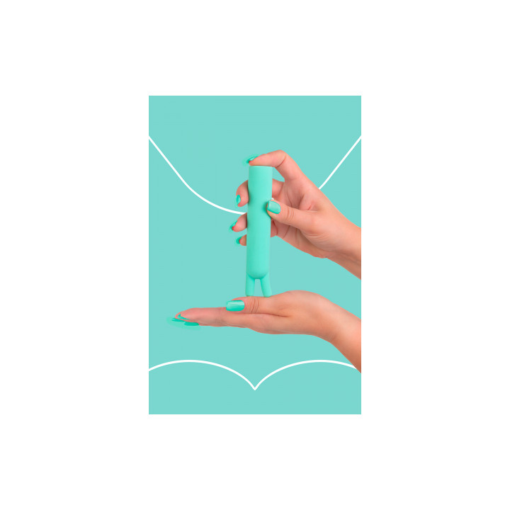 Mini vibro rechargeable BlissStars vert - FairyGasm