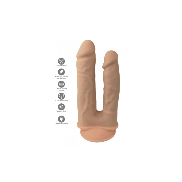 Vibro double pénétration 19,5 et 17,5 cm - SilexD