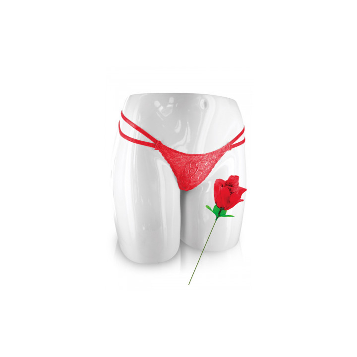 Rose surprise avec petite culotte - Fun Novelties