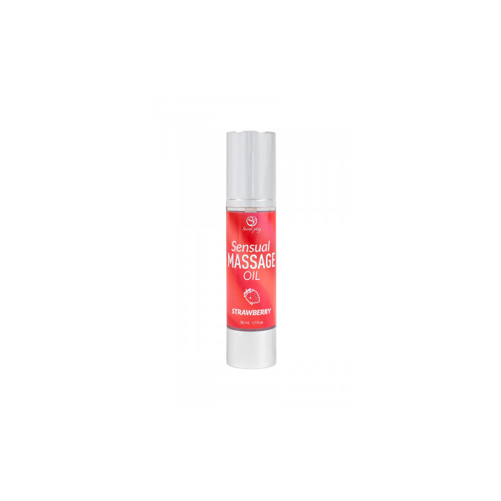 Huile de massage Fraise - Secret Play