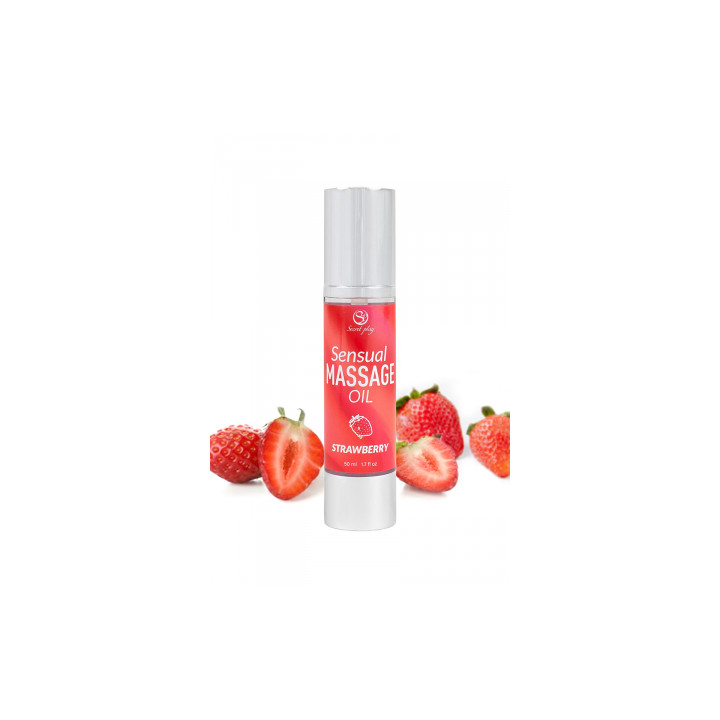 Huile de massage Fraise - Secret Play