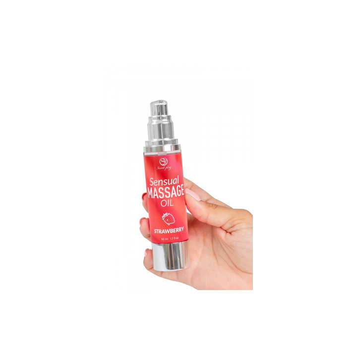 Huile de massage Fraise - Secret Play