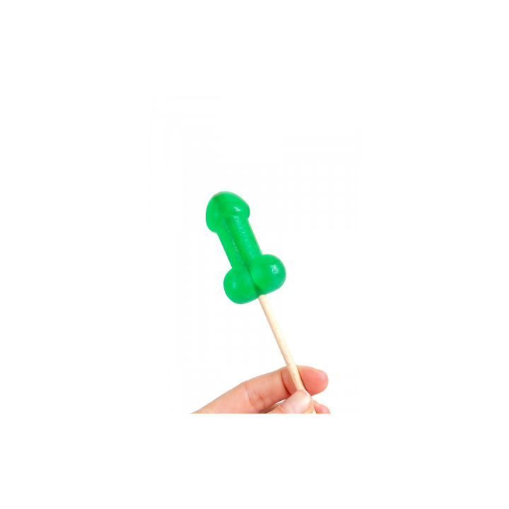 Sucette pénis à la menthe avec effet rafraichissant