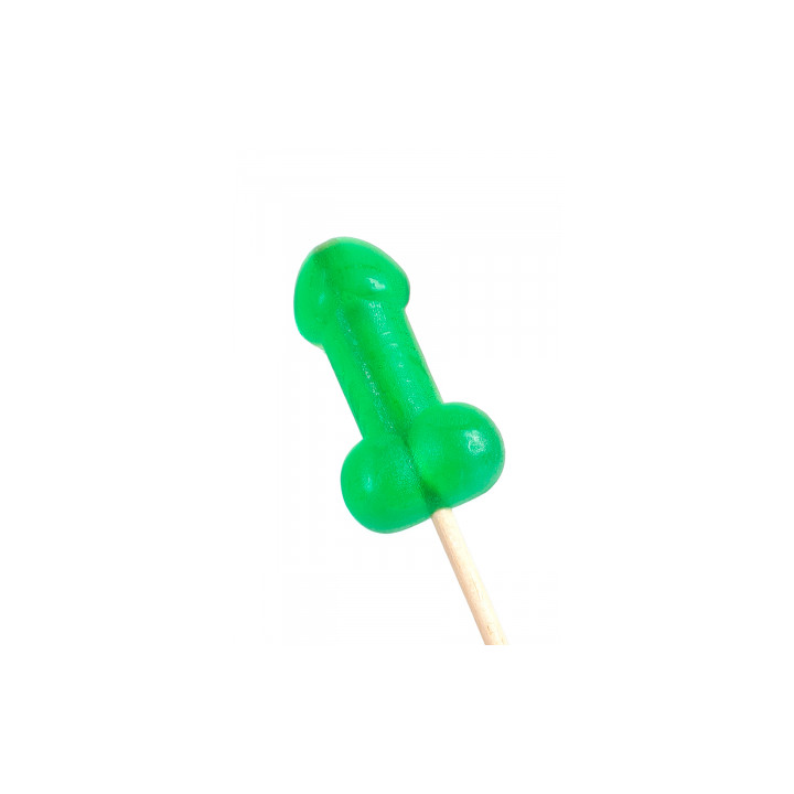 Sucette pénis à la menthe avec effet rafraichissant