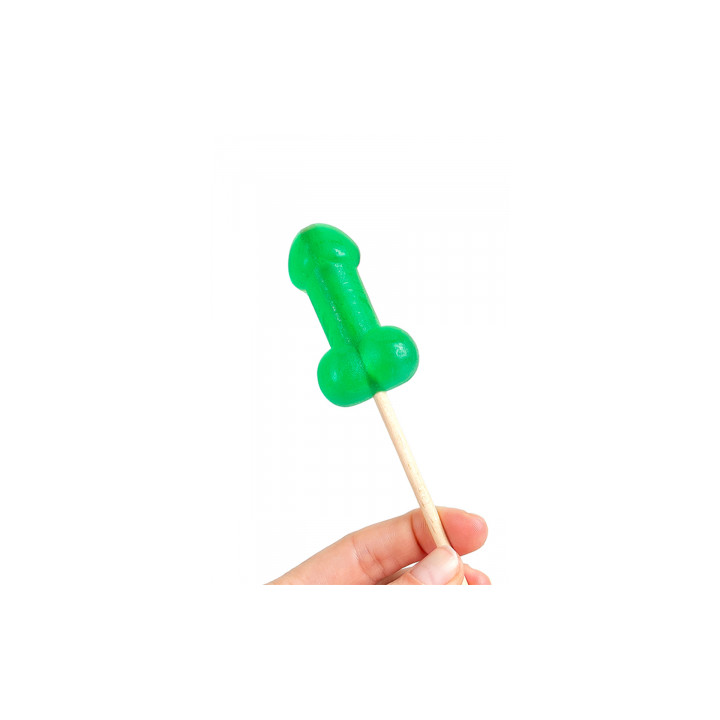 Présentoir de 40 sucettes pénis à la menthe avec effet rafraichissant