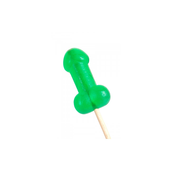 Présentoir de 40 sucettes pénis à la menthe avec effet rafraichissant