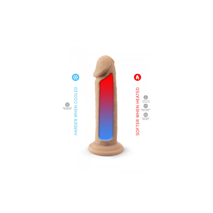 Gode Real Skin Model 2 flesh 15,4 cm - SilexD