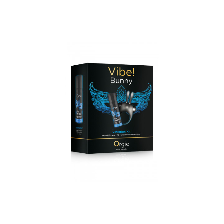 Kit plaisir vibrant Vibe! Bunny - Orgie