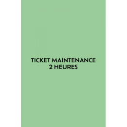 Ticket 2 heures de maintenance