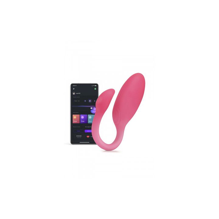 Stimulateur connecté Flamingo Max rose  - Magic Motion