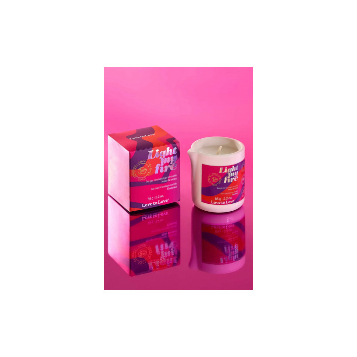 Bougie de massage Noix de coco - Love to Love