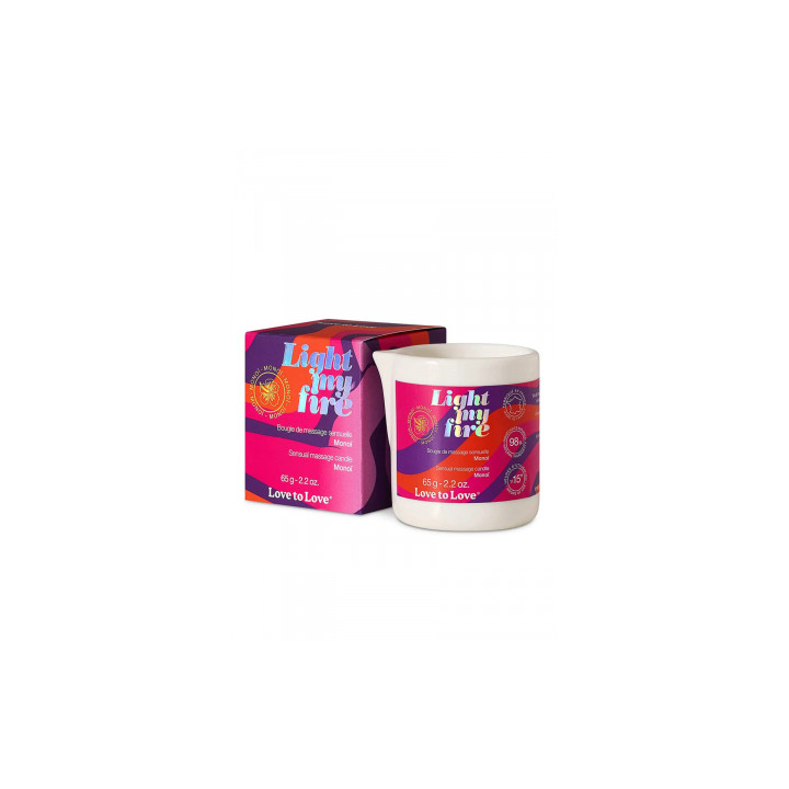 Bougie de massage Monoï - Love to Love
